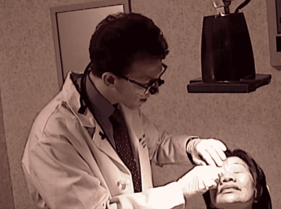 Using Loupes, shown here on Dr. Scheiner, enable more detail-oriented procedures.
